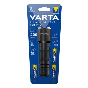 Varta 17608101421 - LED Zseblámpa ALUMINIUM LIGHT LED/3xAAA