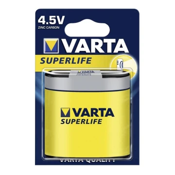 Varta 2012 - 1 db cink-szén elem SUPERLIFE 4,5V