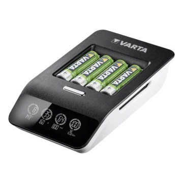 Varta 40084  - LCD Intelligens töltő ULTRA FAST+  4xNiMH AA 2100 mAh 230V