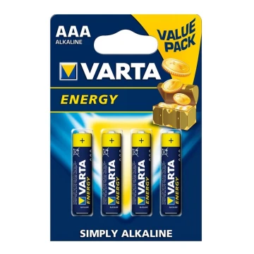 Varta 4103 - 4 db Alkáli elem ENERGY AAA 1,5V