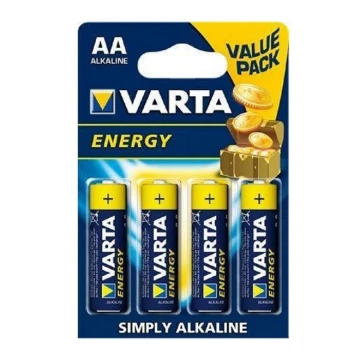 Varta 4106 - 4 db alkáli elem ENERGY AA 1,5V