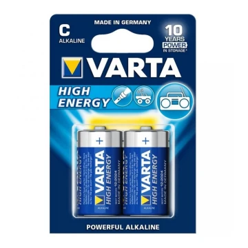 Varta 4914 - 2 db alkáli elem HIGH ENERGY C 1,5V