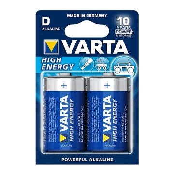 Varta 4920 - 2 db alkáli elem HIGH ENERGY D 1,5V