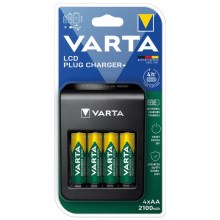 Varta 57687101441 - LCD Elemtöltő 4xAA/AAA 2100mAh 230V