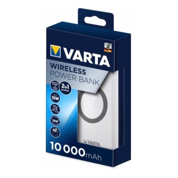 Varta 57913101111 - ENERGY 10000mAh/3x2,4V vezeték nélküli töltésű Power Bank