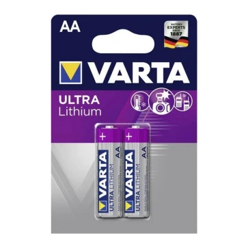 Varta 6106 - 2 db Líthium elem PROFESSIONAL AA 1,5V