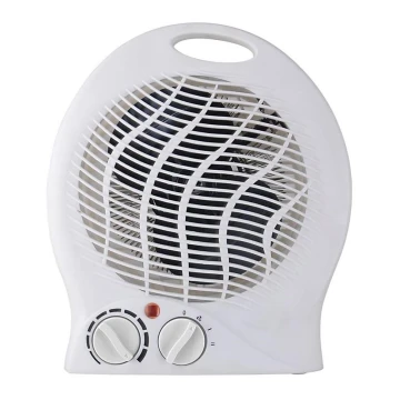 Ventilátor fűtőelemmel 1000/2000W/230V fehér