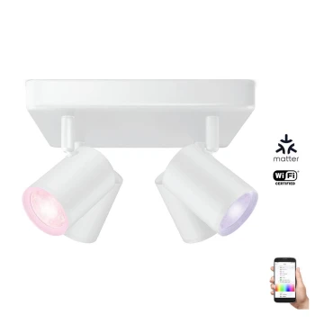 WiZ - LED RGBW Dimmelhető spotlámpa IMAGEO 4xGU10/4,9W/230V 2200-6500K Wi-Fi CRI 90 fehér