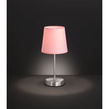Wofi 832401949000 - Asztali lámpa CESENA 1xE14/42W/230V rózsaszín