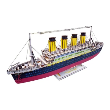 Woodcraft - Fa 3D puzzle Titanic