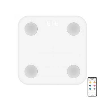 Xiaomi - Intelligens személyi mérleg Bluetooth-tal 4xAAA