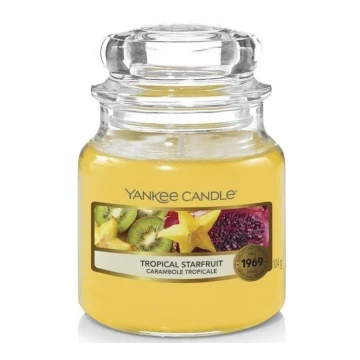 Yankee Candle - Illatosított gyertya TROPICAL STARFRUIT kicsi 104g 20-30 óra