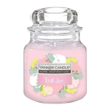 Yankee Candle - Illatosított gyertya WITH LOVE központi 340g 65-75 órák