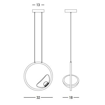 Zambelis 23028 - LED Dimmelhető csillár zsinóron LED/7W/230V 3000K arany