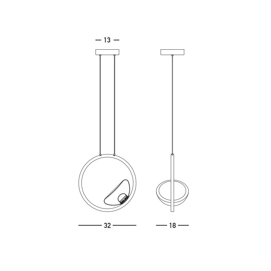 Zambelis 23028 - LED Dimmelhető csillár zsinóron LED/7W/230V 3000K arany