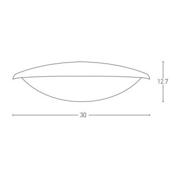 Zambelis E115 - LED Kültéri fali lámpa LED/6W/230V IP54 antracit