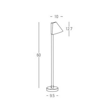 Zambelis E283 - LED Kültéri lámpa LED/6W/230V IP65 antracit