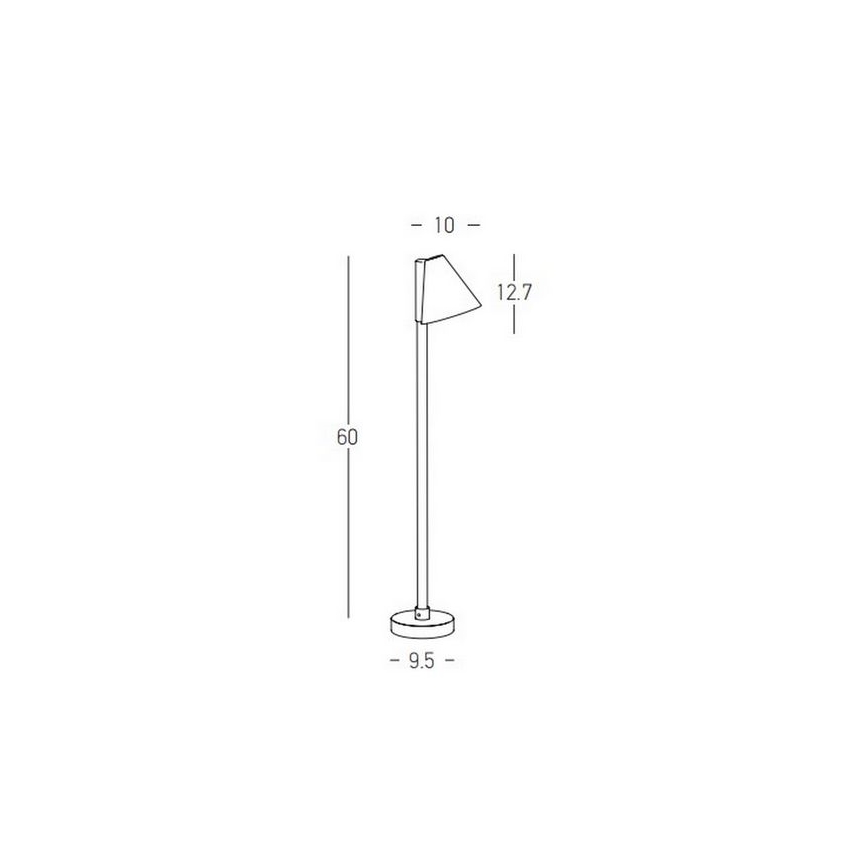 Zambelis E283 - LED Kültéri lámpa LED/6W/230V IP65 antracit